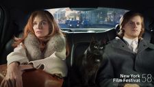 Michelle Pfeiffer and Lucas Hedges in French Exit