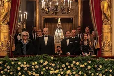 Coco Valori (Milvia Marigliano) with De Santis (Toni Servillo) at La Scala