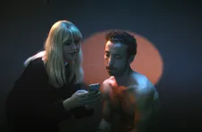 Soraya (Monica Bellucci) with Sam (Yahya Manayni)