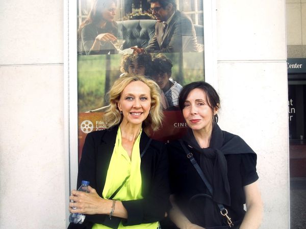 Monica Dugo with Anne-Katrin Titze celebrating Film at Lincoln Center and Cinecittà’s 22nd edition of Open Roads: New Italian Cinema.