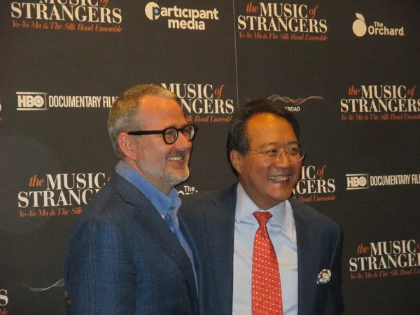 Morgan Neville and Yo-Yo Ma