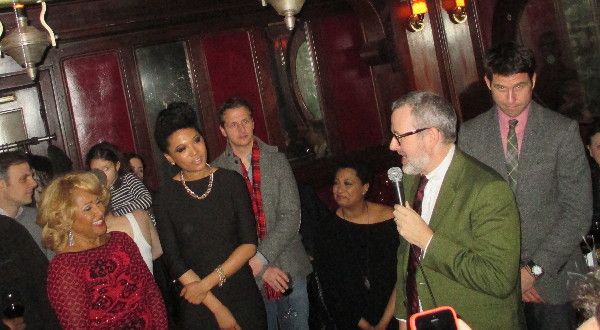 Morgan Neville introducing 20 Feet From Stardom stars Darlene Love, Judith Hill, Lisa Fischer with RADiUS-TWC's co-presidents Tom Quinn and Jason Janego