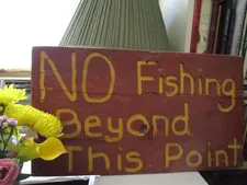NO Fishing Beyond This Point in New York City