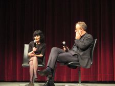 Nancy Buirski with Tom McCarthy for her film By Sydney Lumet at the Museum of Modern Art in New York