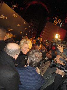 National Board of Review Awards Gala red carpet with Best Actress Emma Thompson for Saving Mr. Banks holding court.