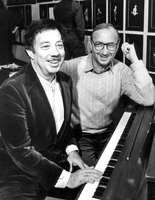 Neil Simon with Cy Coleman in 1982
