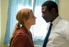 Nelly with US agent John Bird (Jacky Ido): "It's part of the feeling of being observed, the atmosphere of who can I trust?"