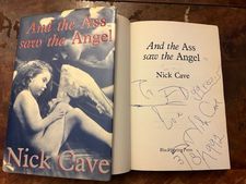 And The Ass Saw The Angel signed by Nick Cave and given to Ed Bahlman