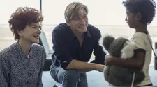 Sue (Nicole Kidman) and John Brierley (David Wenham) with Saroo: "I got to meet my little boy all over again."