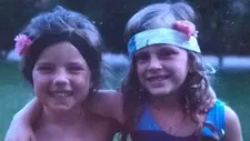 Nicole and Valentina Bertani as children. 'When we are making a film, all these differences and oppositions no longer exist'