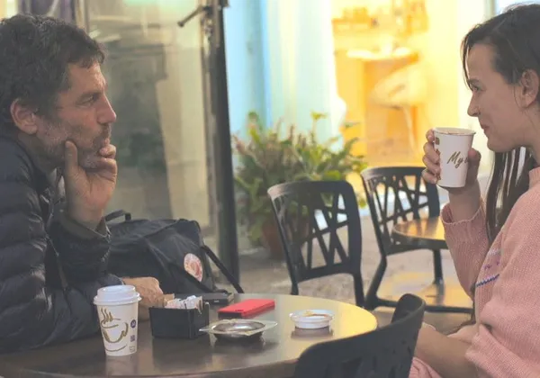 Ohad Naharin with Bobbi Jene