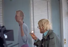 David Hockney illuminates his Patrick Procktor portrait