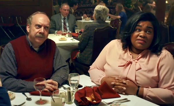 Paul Giamatti and Da'Vine Joy Randolph won Golden Globes for their performances in Alexander Payne’s The Holdovers, spot-on costumes by Wendy Chuck