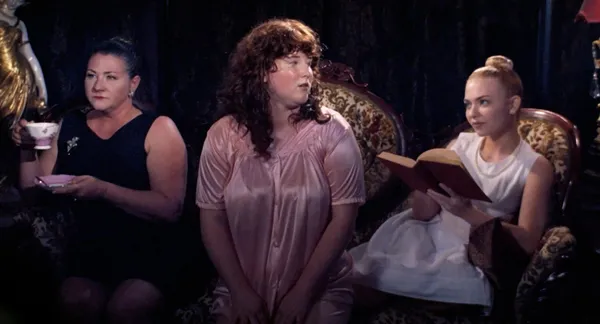 Brooklyn Woods, Lauren Kitchen and Harley Madison in The Cramps: A Period Piece