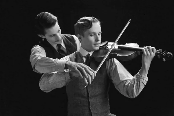  Pierre Niney and Anton von Lucke