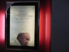 ‪Pope Francis: A Man Of His Word‬ poster in New York