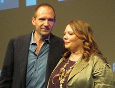 Ralph Fiennes and Joanna Scanlan, who play Charles and Catherine Dickens in The Invisible Woman