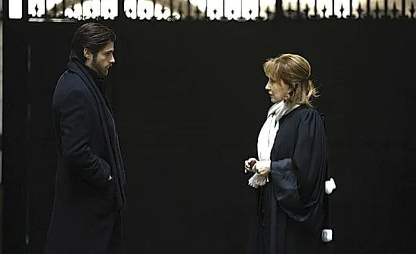 Raphaël Personnaz and Nathalie Baye