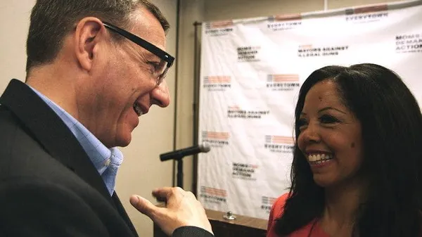 Lucy McBath with Reverend Rob Schenck