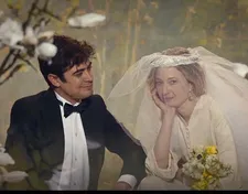 Riccardo Scamarcio as Carlo with Alba Rohrwacher as Benedetta in Magari (If Only)
