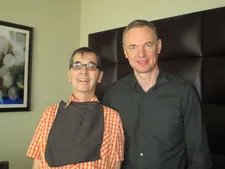 Richard Glatzer with Wash Westmoreland: "All the kind of barbed wit that's traded around the marriage [of Colette and Willy] was very much a Richard Glatzer touch."