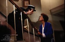 Roberto Benigni with Claudia Cardinale in Blake Edwards’ Son Of The Pink Panther