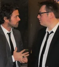  Populaire's Romain Duris and director Régis Roinsard - photo by Anne-Katrin Titze