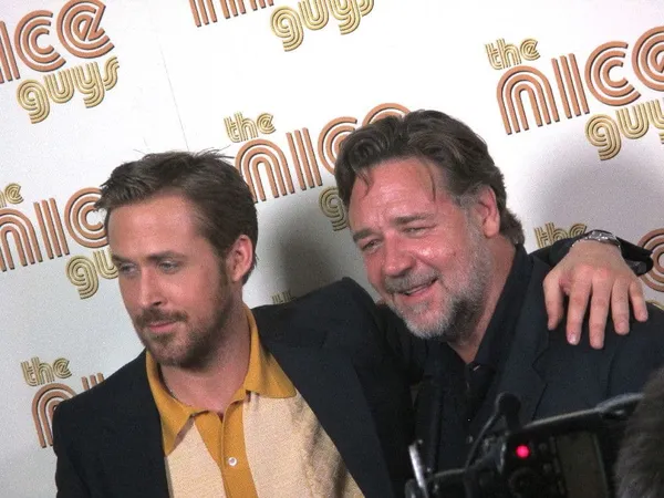 Ryan Gosling and Russell Crowe 2