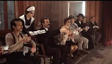 Sebastiano Vella (Salvatore Ficarra) and Onofrio Principato (Valentino Picone) in the play