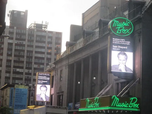 Sam Shepard at the Music Box Theatre