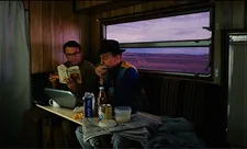 Eugene Fitzpatrick (Sam Neill) and Phillip Winter (Rüdiger Vogler)