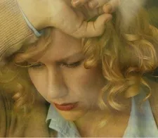 Sandra Hüller as Franziska: "Actually, she wants to scream at him 'Can't you say something? I'm wasting my time'."