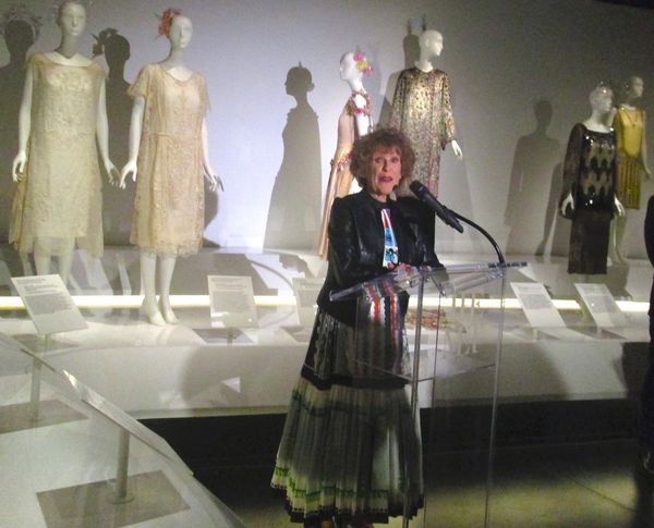 Fashion historian and collector Sandy Schreier on Theadora Van Runkle, Julie Weiss and Marlene Stewart: “I know all the Hollywood designers, they're very good friends of mine.”