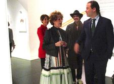 Sandy Schreier with The Metropolitan Museum of Art Director Max Hollein