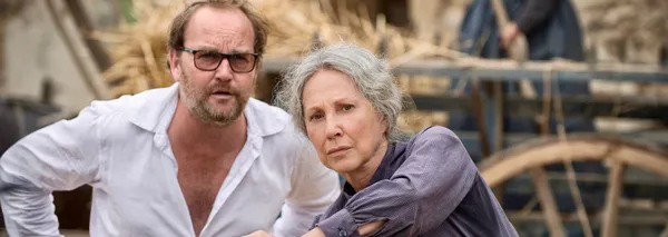 Xavier Beauvois with Nathalie Baye
