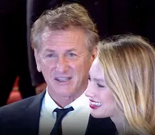 Sean and Dylan at the Flag Day premiere