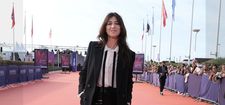 Charlotte Gainsbourg, president of the jury, hits the red carpet for the prizes ceremony at the Deauville Film Festival