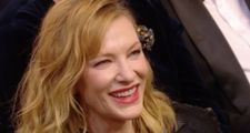Cate Blanchett who received an honorary César for the sum of her career … bestowed by Isabelle Huppert at the Césars