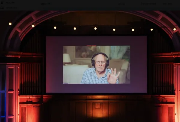 Bruce Dern zooming in to the Edinburgh International Film Festival for a live session with audiences ahead of the world premiere of his latest film Northbound, directed by William Scoular