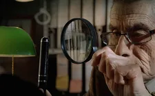 Sergio takes a magnified look at his spy camera pen