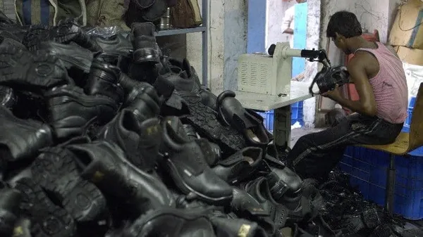 Shoe production in Kanpur