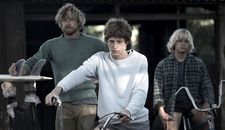 Simon Baker on Pikelet (Samson Coulter) and Loonie (Ben Spence) on their bike rides: "You would just talk about stuff. And reveal different things and learn different things about each other."