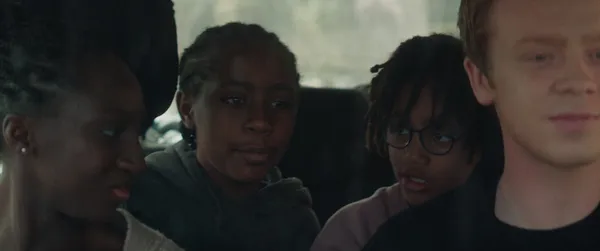 Eye Haïdara with Leonis and Teoudor Pinero Müller, who play her sons Raphael and Thomas and Jules Waringo, who plays Jules, Haïdara says they became 'a little crew'