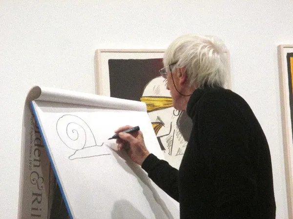 Tomi Ungerer drawing Snail 2