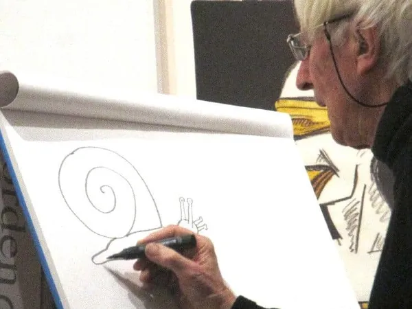 Tomi Ungerer drawing Snail 4