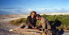 Solveig Dommartin and William Hurt in Until The End Of The World