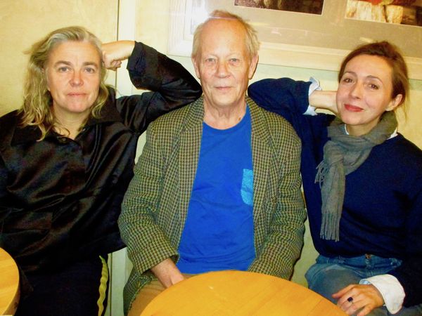 Stina Gardell with her Movie Man star Stig Björkman and Anne-Katrin Titze: “He loves Ann Miller and Fred Astaire. So we created a scene about longing. Longing to dance, to be with someone.”