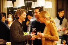 Emmanuel (Swann Arlaud) and Alexandre (Melvil Poupaud) with his wife Marie (Aurélia Petit)