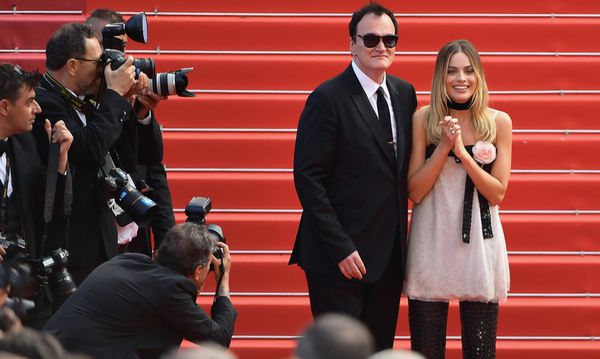 Quentin Tarantino and star Margot Robbie