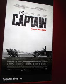 The Captain poster at the Quad Cinema - opens on July 27